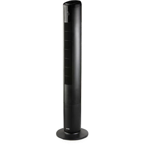 Domo -   kolomventilator met sfeerlicht, hoogte 110 cm, zwart