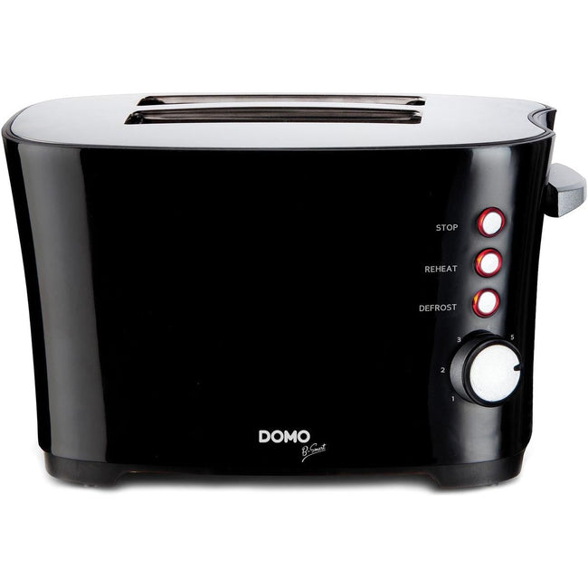 Domo - Domo Toaster B -Smart, pour 2 tranches de pain, noir