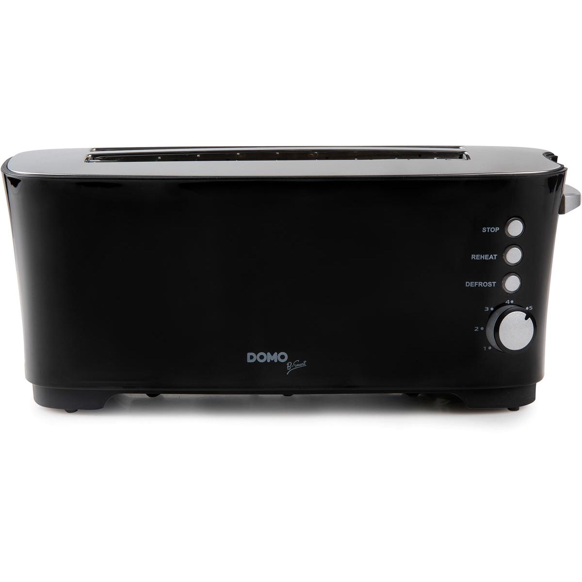 Domo - Grille-pain B-Smart, pour 4 tranches de pain, noir