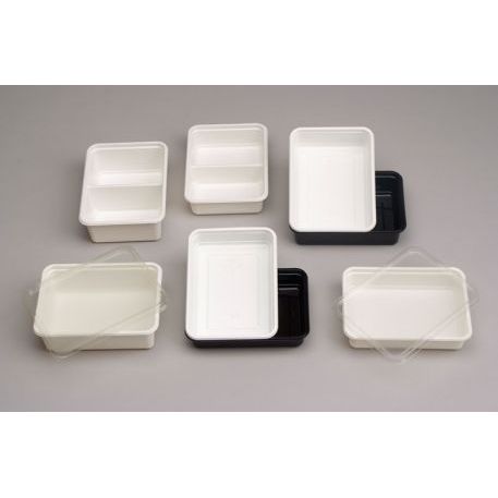 Klika - Coperchio destro microw A-PET cristallino 500 pezzi