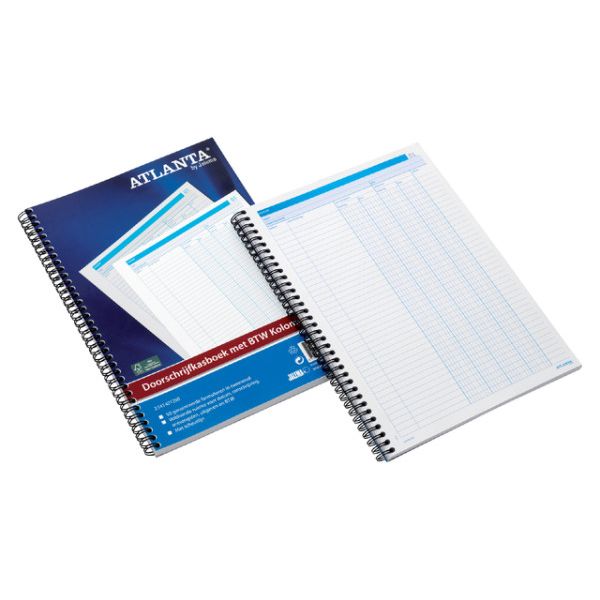 Atlanta - Transfer cash book Djois with copy (carbon) A4 4 money columns.. | 20 pieces