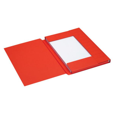 Jalema - File folder folio 3 flap 100% recycled cardboard 250 gr red