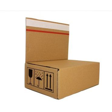 Boîtes > Boîtes à colis postaux - Boîte de boutique en ligne 3.1 avec bande autocollante 284x184x167mm par pièce