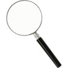 Westcott - reading magnifier, diameter: 75 mm, magnified up to 3 times, black