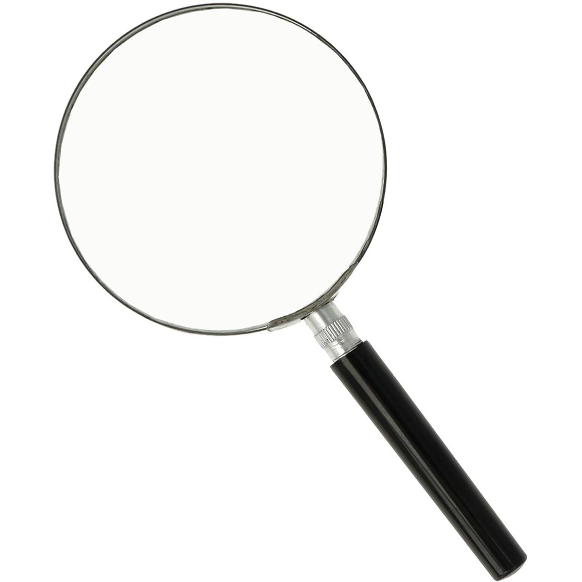 Westcott - loupe de lecture, diamètre : 90 mm, grossie jusqu'à 2 fois, noire