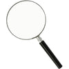 Westcott - reading magnifier, diameter: 90 mm, magnified up to 2 times, black