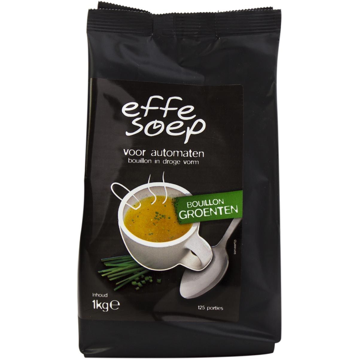 Sopa natural - caldo de máquina expendedora, verduras, bolsa de 1 kg