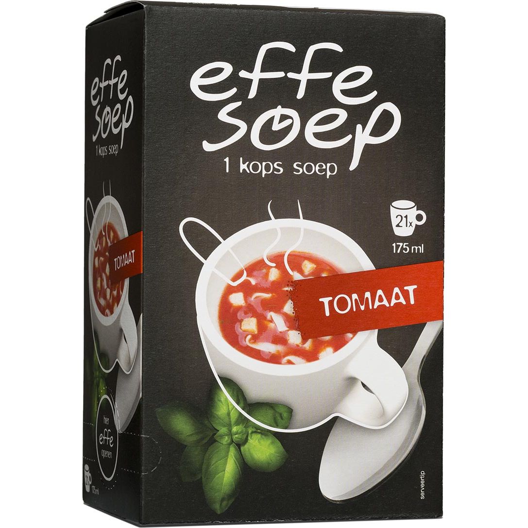 Sopa simple - 1 taza, tomate, 175 ml, caja de 21 bolsas