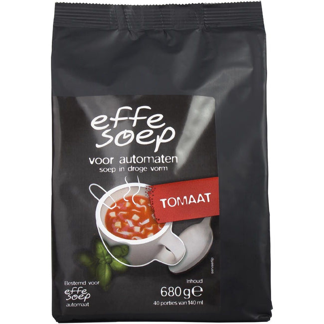 Effe -Suppe - Effe -Suppen -Festlegung, Tomate, 140 ml, 40 Portions -Beutel