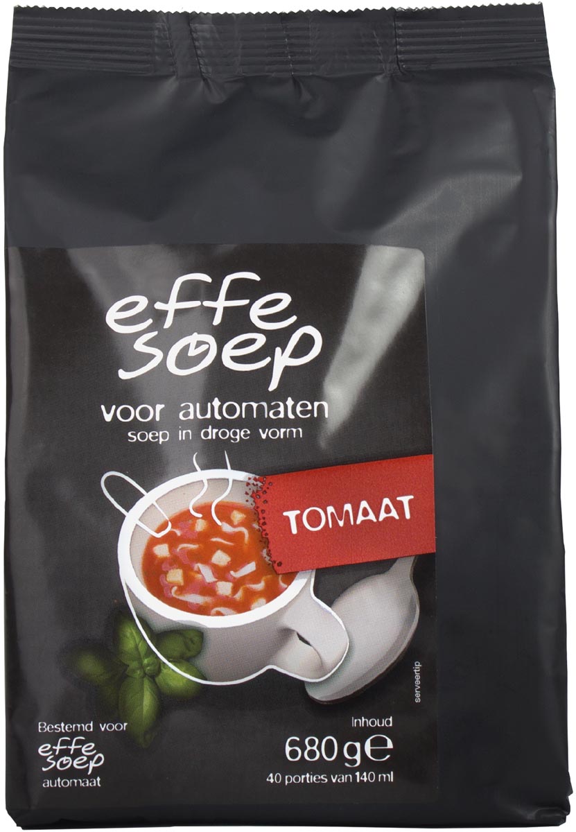 Effe soep - Effe Soep vending, tomaat, 140 ml, zak van 40 porties