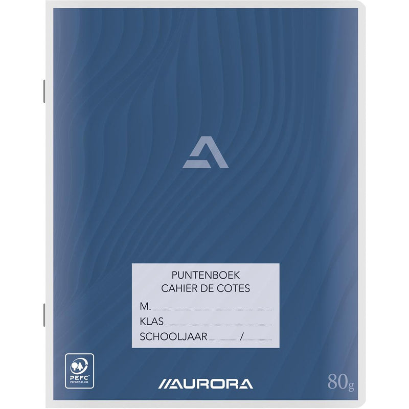 Aurora - points book ft 16.5 x 21 cm (script size)