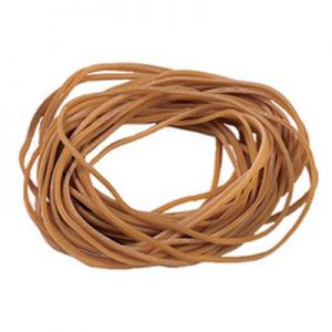 Elastiek 50x1,5mm bruin 1 kilo