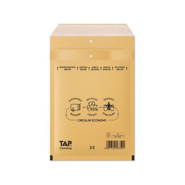 Klika -  Envelope luchtkussen nr13 170x225mm BRUIN 100 stuks