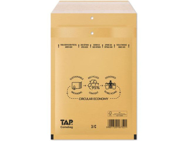 Klika - Umschlag-Luftkissen Nr. 13 170x225mm BRAUN 100 Stück