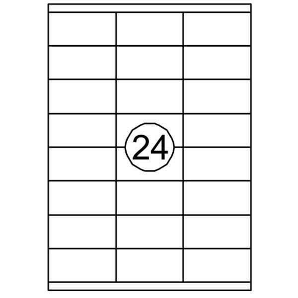 Quantore - Label 70x35mm 2400 pieces