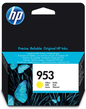 HP - cartouche d'encre 953, 630 pages, OEM F6U14AE, jaune
