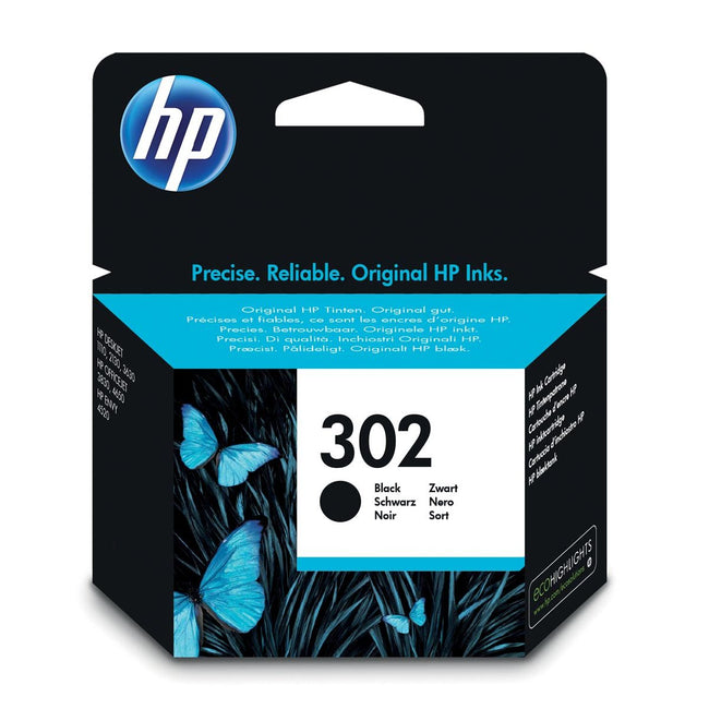HP - Cartuccia d'inchiostro f6u66ae 302 nero