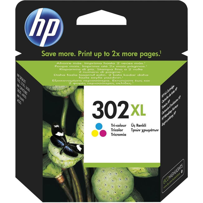 HP - inktcartridge 302XL, 330 pagina's, OEM F6U67AE, 3 kleuren