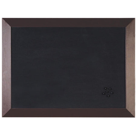 Bi-Office - Lavagna Bisilque Kamashi con cornice marrone