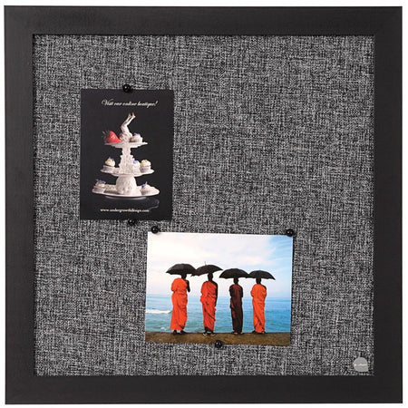 Bi-Office - Bacheca Bisilque Black Shadow grigio chiaro