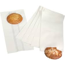 Bolsa de galletas 1/2 libra en blanco 55gr blanca 10 kilo - LIBRE DE PFAS