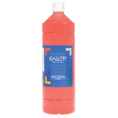 Galerie - Gouache, 1 l Flasche, hellrot