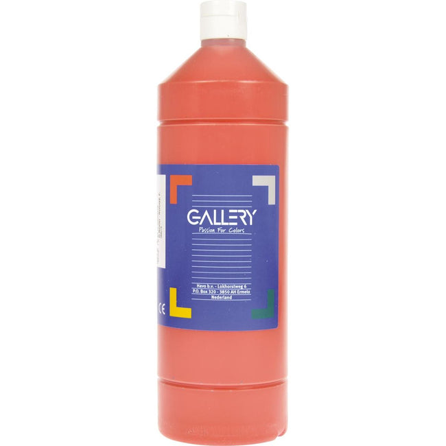 Gallery - Gallery plakkaatverf, flacon van 1 l, donkerrood