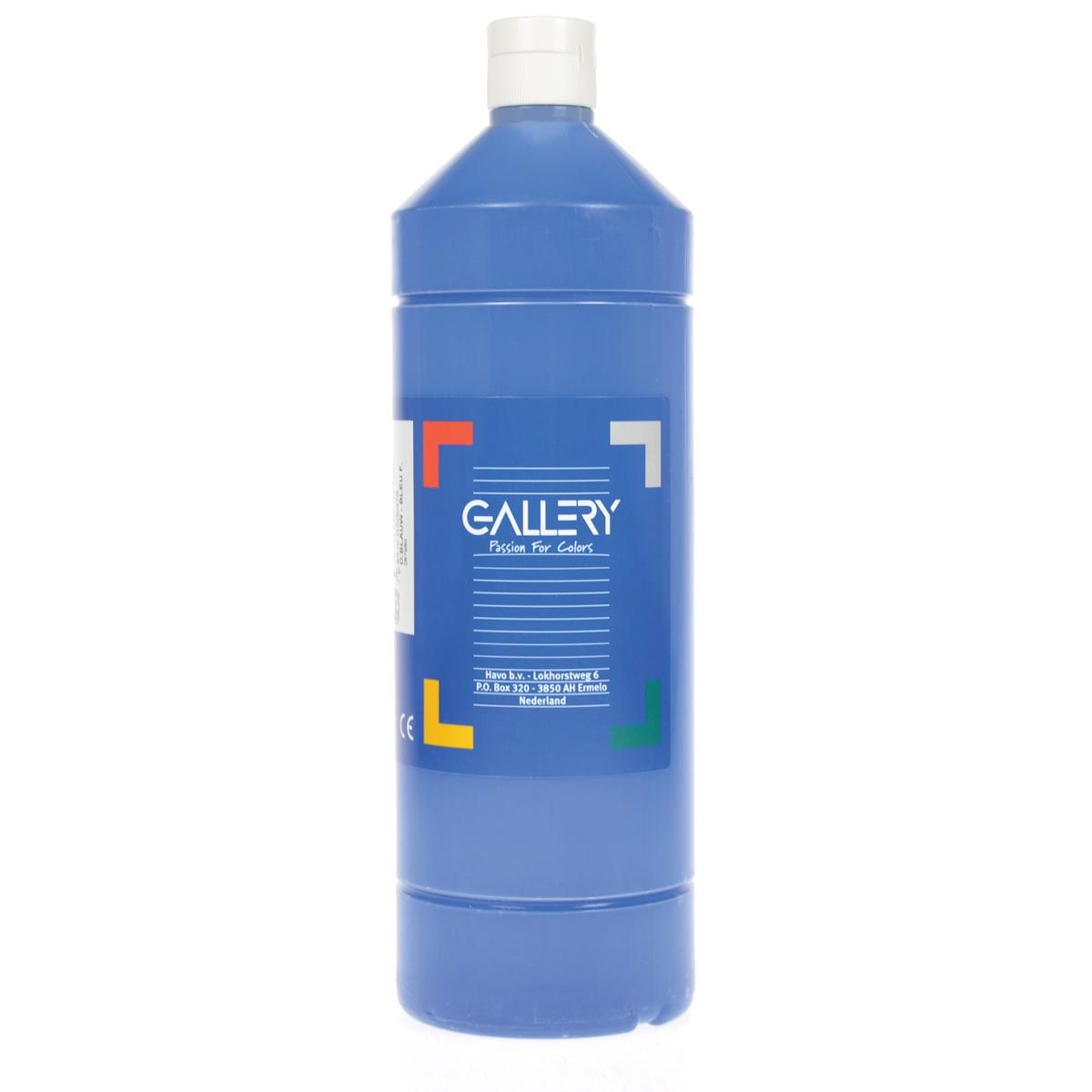 Galerie - gouache, bouteille 1 l, bleu foncé