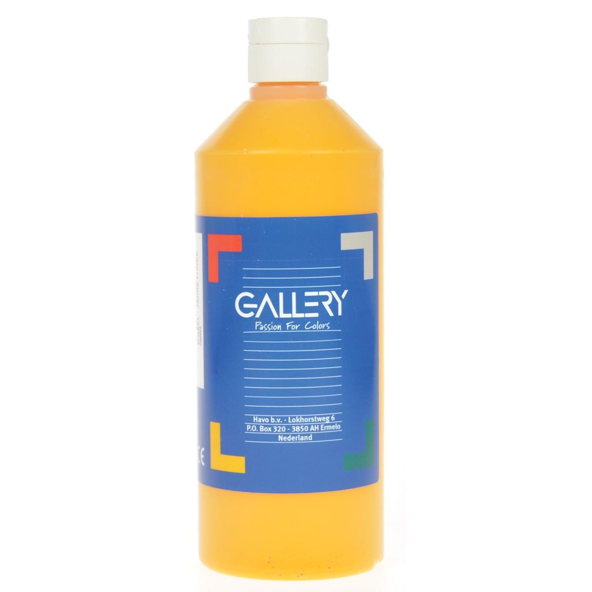Gallery - gouache, 500 ml bottle, dark yellow