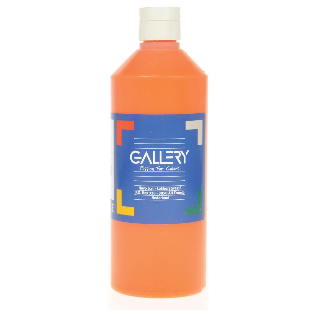 Gallery - Gallery plakkaatverf, flacon van 500 ml, oranje