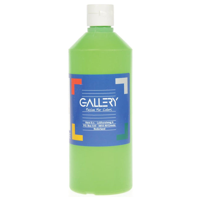 Gallery - Gallery plakkaatverf, flacon van 500 ml, lichtgroen