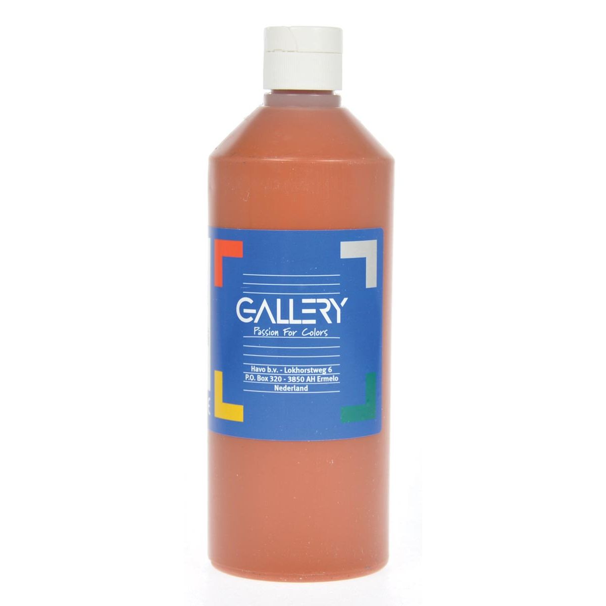 Galería - gouache, botella de 500 ml, marrón claro