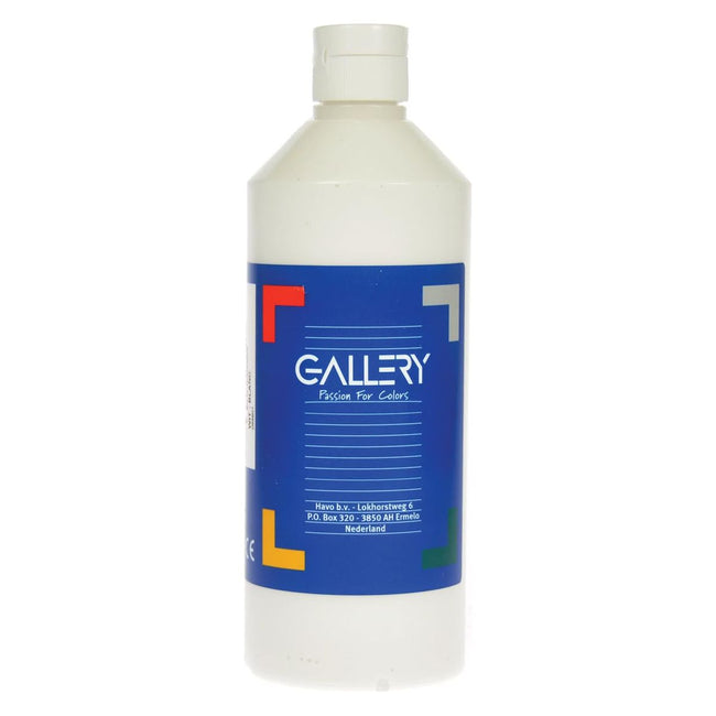 Gallery - Gallery plakkaatverf, flacon van 500 ml, wit