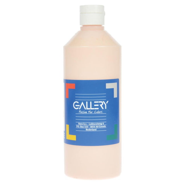 Gallery - Gallery plakkaatverf, flacon van 500 ml, huidskleur