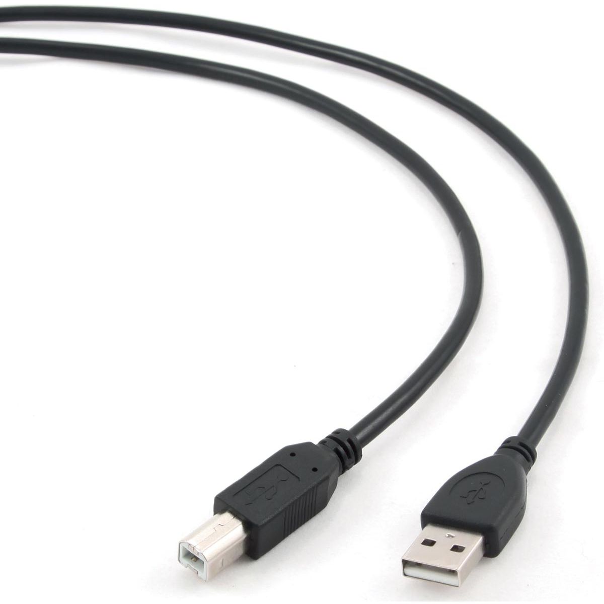 Cableexpert - Cable USB 2.0, conector USB A/conector USB B, 1,8 m