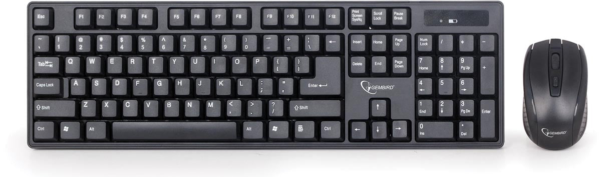 Gembird: teclado y ratón inalámbricos, qwerty