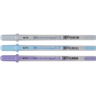 Sakura - Gel Writer Gelly Roll Moonlight 06 set calmo di 3 colori