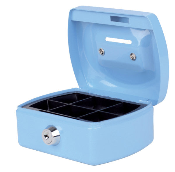 Pavo - Tirelire avec fente pour monnaie 125x95x60mm bleu clair