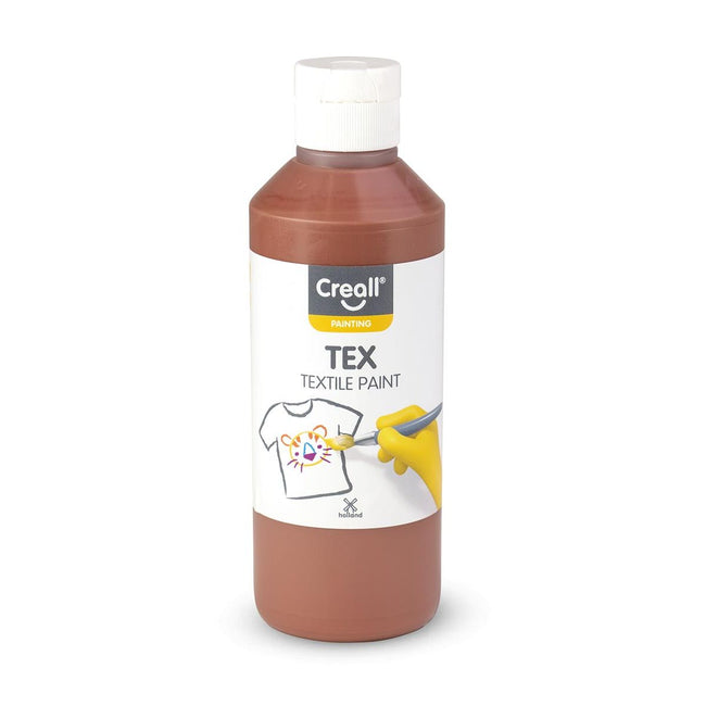 Creall - Textilfarbe Tex braun 250ml