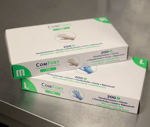 Gant TPE et BLEU non poudré 200 pièces ! Très grand