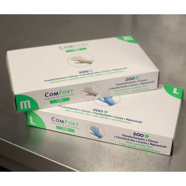 Gant TPE et BLEU non poudré 200 pièces ! Très grand