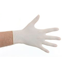 Latex and powder-free gloves WHITE 100 pieces XL
