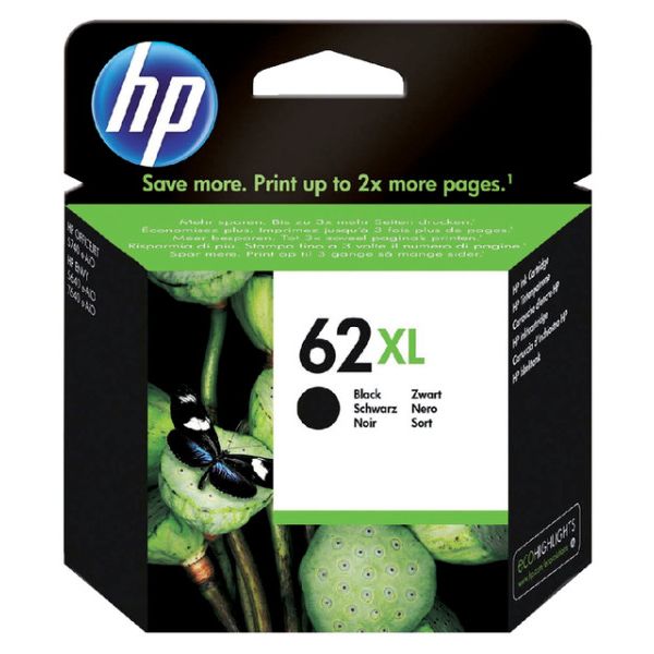 HP - Cartuccia d'inchiostro C2P05AE 62XL nera