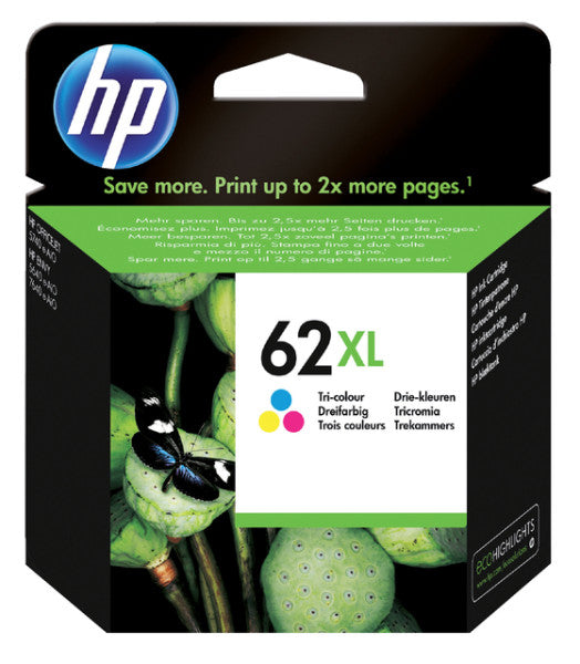HP -  Inktcartridge C2P07AE 62XL kleur | 60 stuks