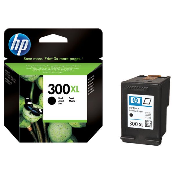 HP 300XL originele high-capacity zwarte inktcartridge | 60 stuks