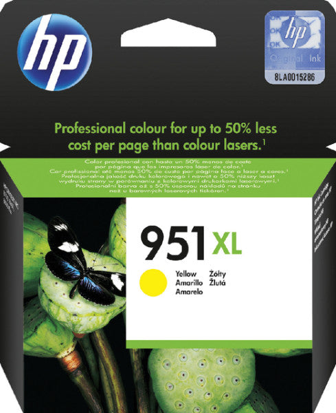 HP 951XL originele high-capacity gele inktcartridge | 50 stuks