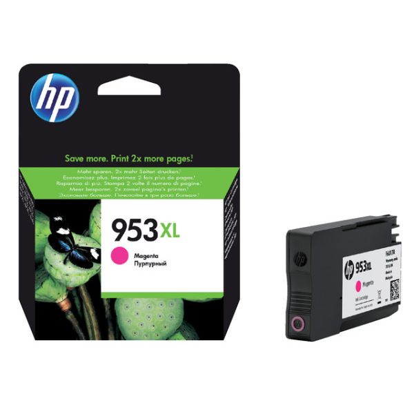 HP - Cartucho de tinta F6U17AE 953XL rojo | 50 piezas