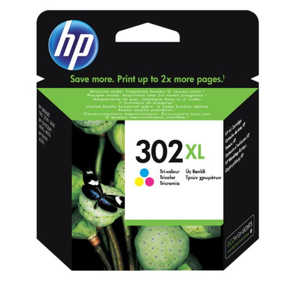 HP - Cartuccia d'inchiostro F6U67AE 302XL colore