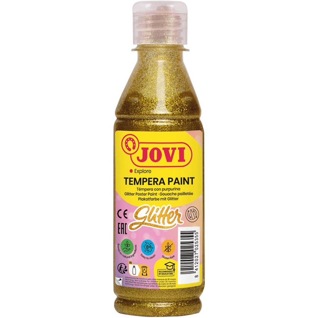 Jovi - Jovi Plakkaatverf Glitzerflasche von 250 ml, Gold