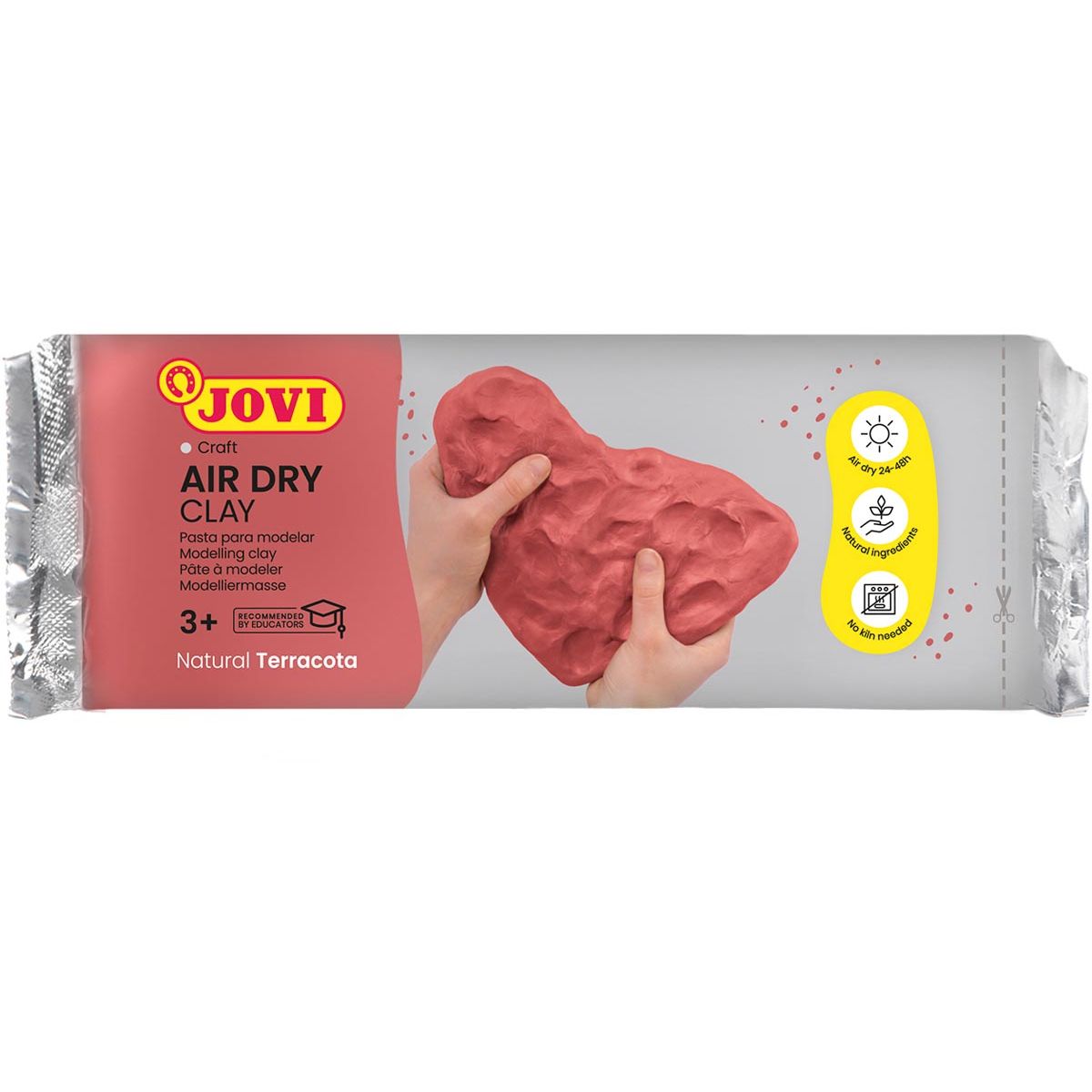 Jovi - Modellierpaste Terrakotta, Packung mit 500 g